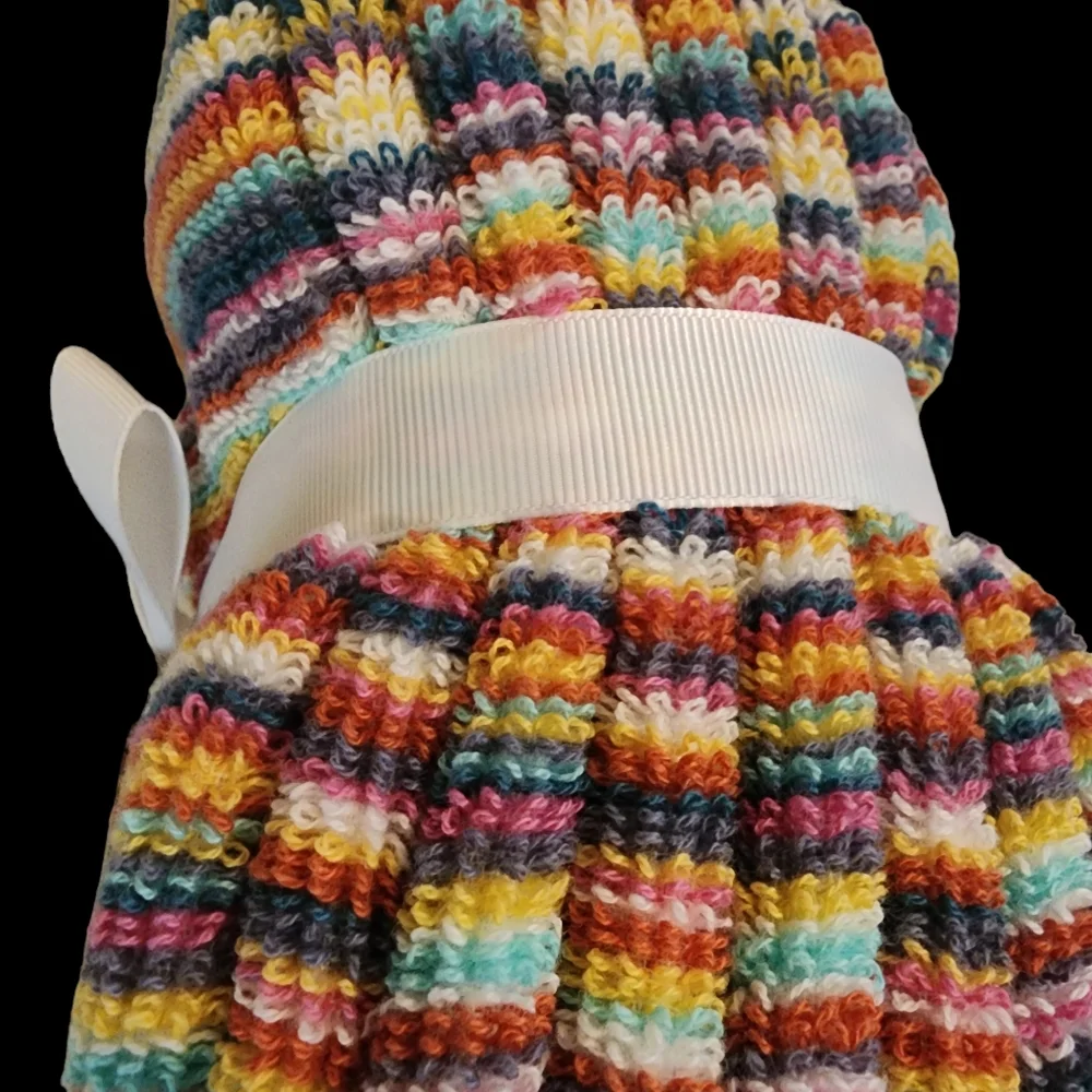 Rachael Zoe set of 4 Washcloths Striped  Multicolored NWT